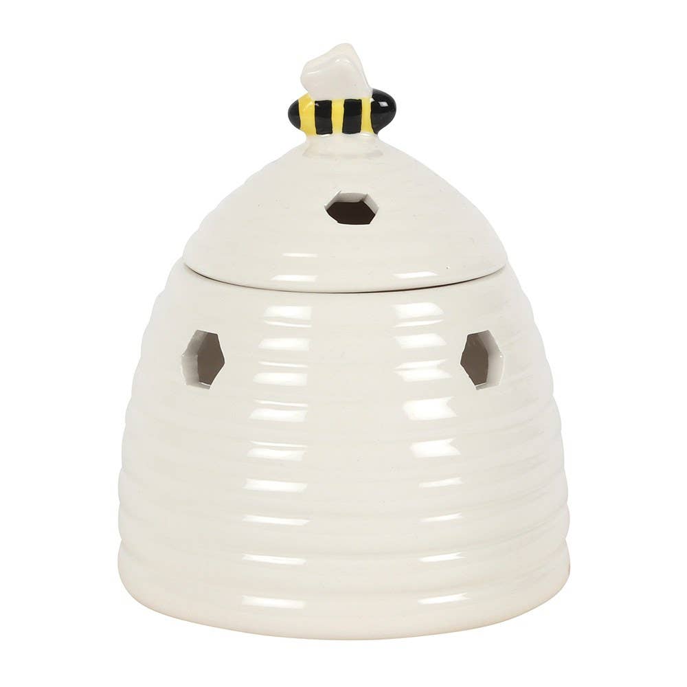 White Beehive Tealight Wax Warmer