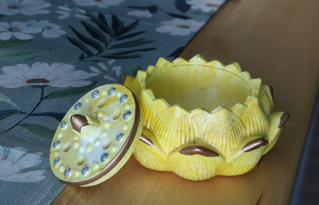 Lotus Cement Incense Holder