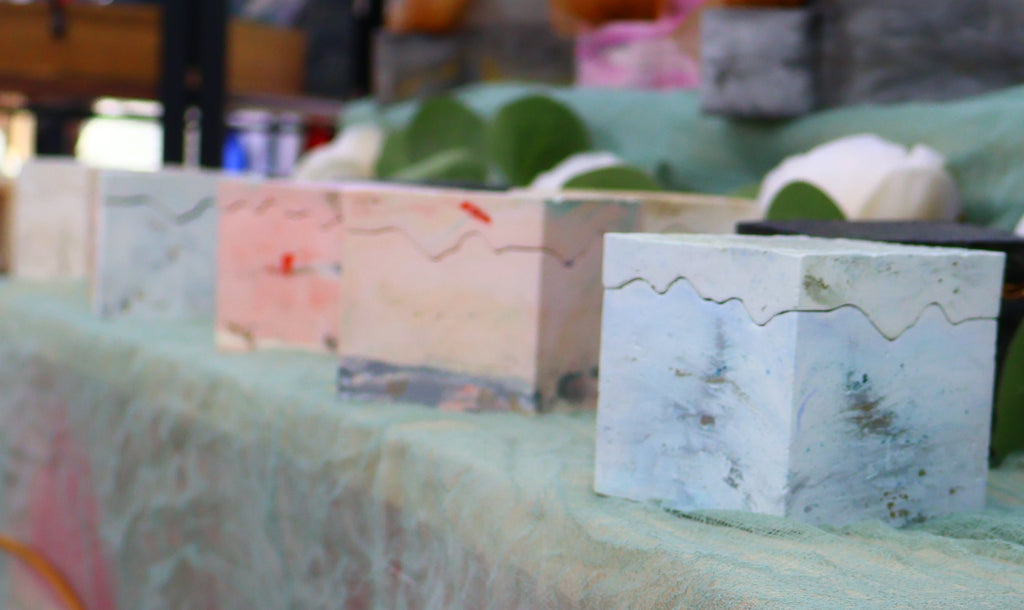 Puzzle Box Candles | 3 oz Hand-Poured Scented Candle | Cement Vessel | Stella Ray Miscellaneous