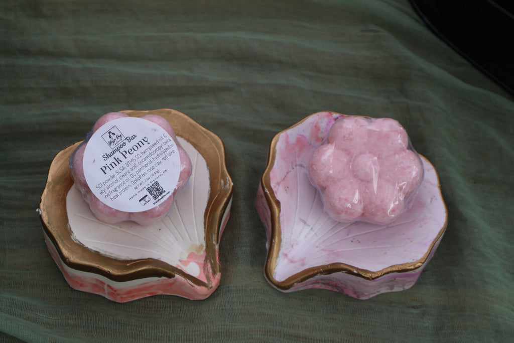 Pink Peony Shampoo Bar