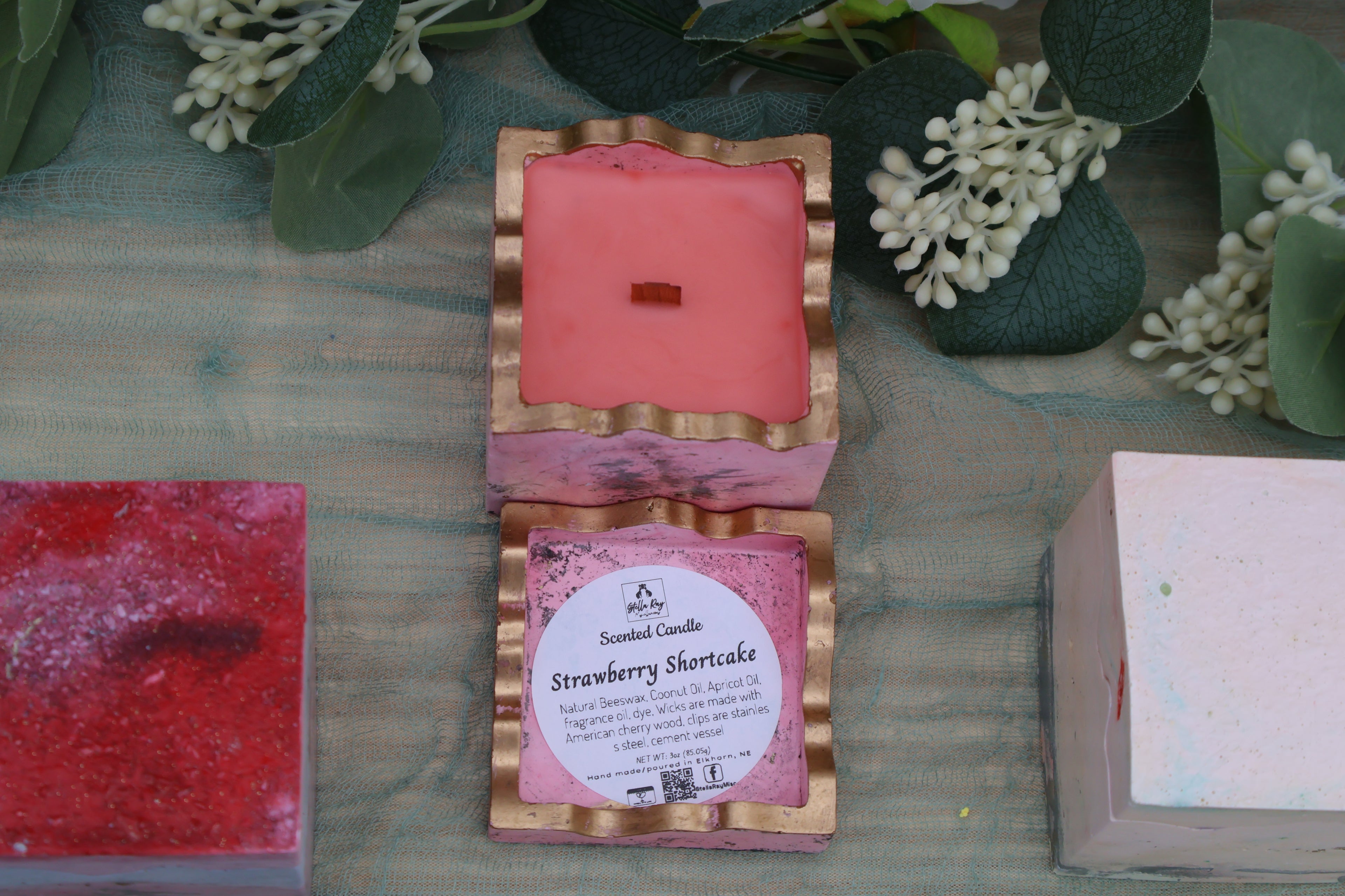 Puzzle Box Candles | 3 oz Hand-Poured Scented Candle | Cement Vessel | Stella Ray Miscellaneous
