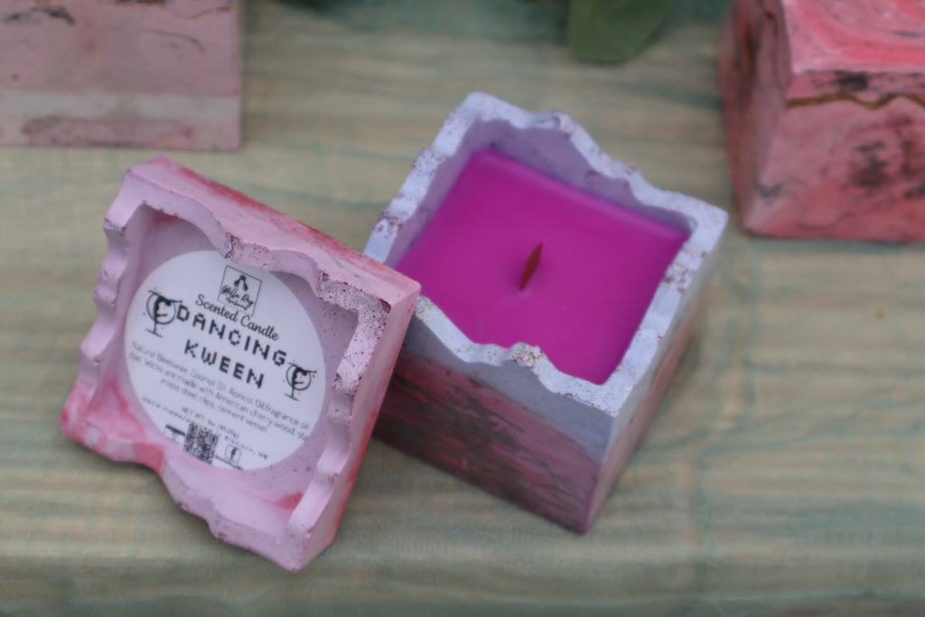 Puzzle Box Candles | 3 oz Hand-Poured Scented Candle | Cement Vessel | Stella Ray Miscellaneous