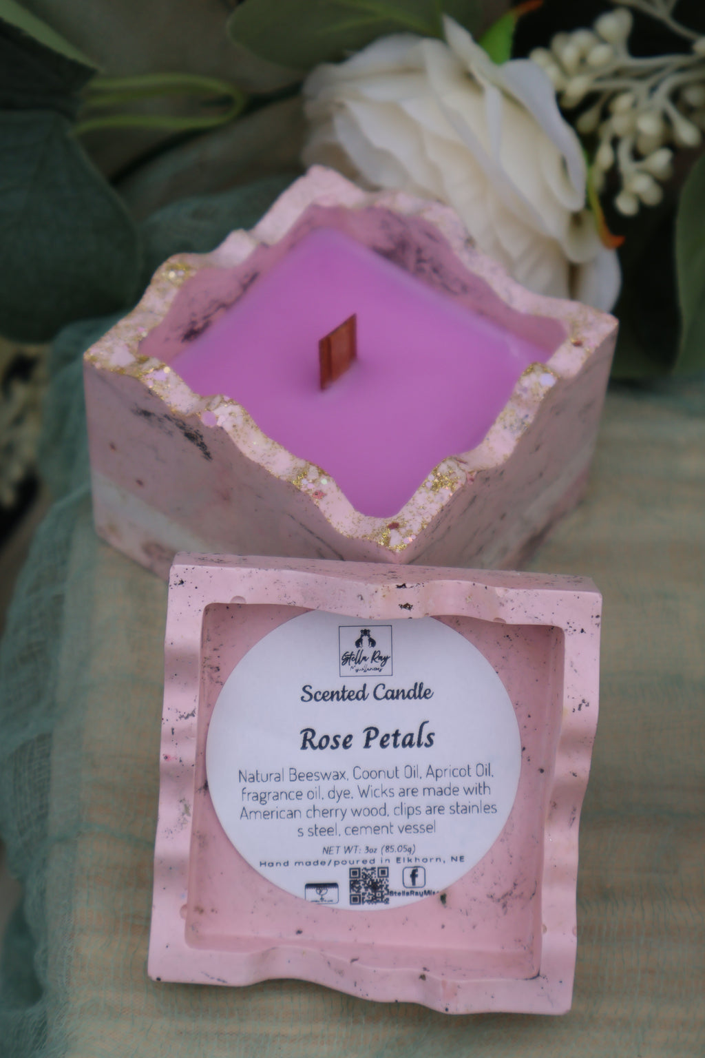Puzzle Box Candles | 3 oz Hand-Poured Scented Candle | Cement Vessel | Stella Ray Miscellaneous