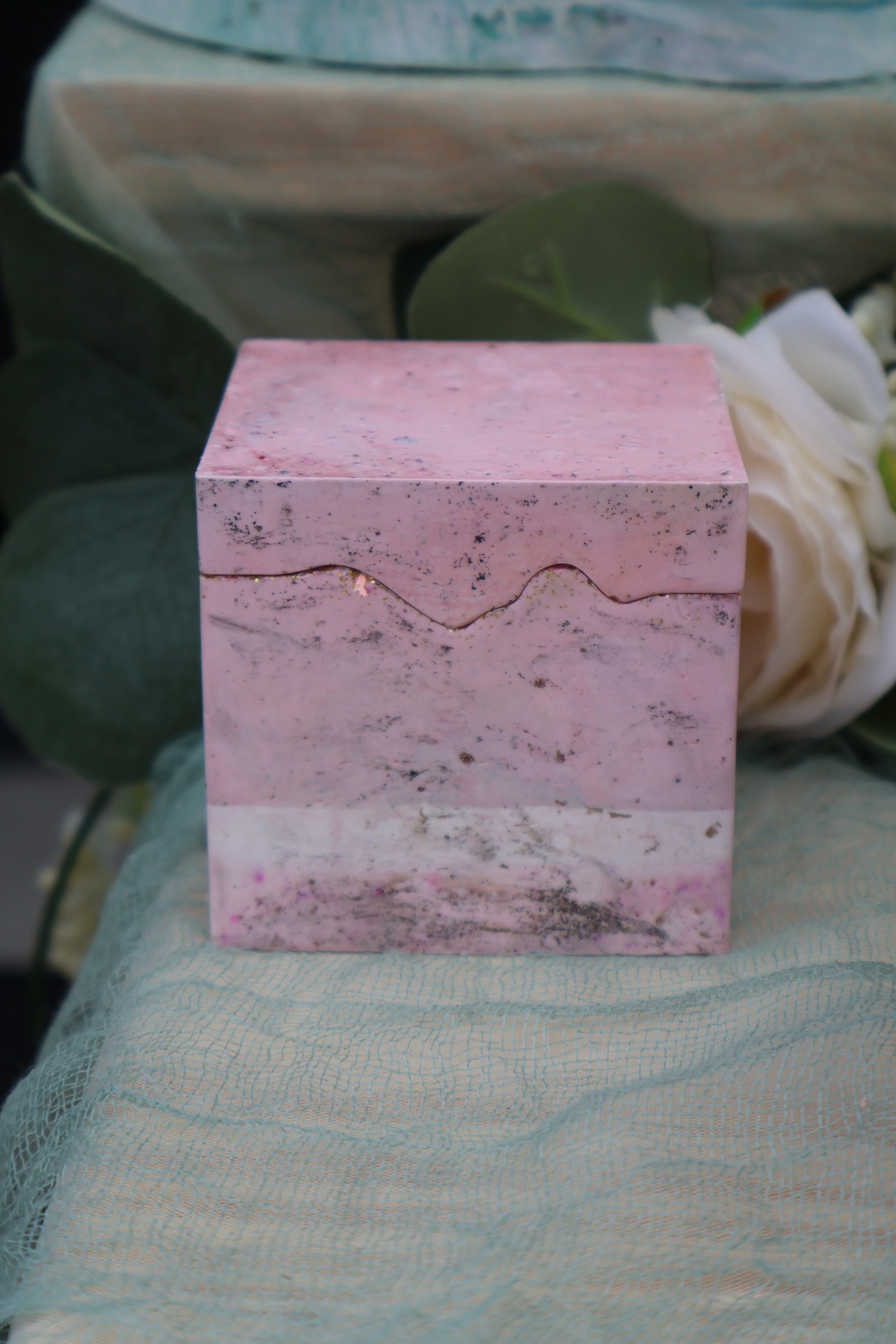Puzzle Box Candles | 3 oz Hand-Poured Scented Candle | Cement Vessel | Stella Ray Miscellaneous