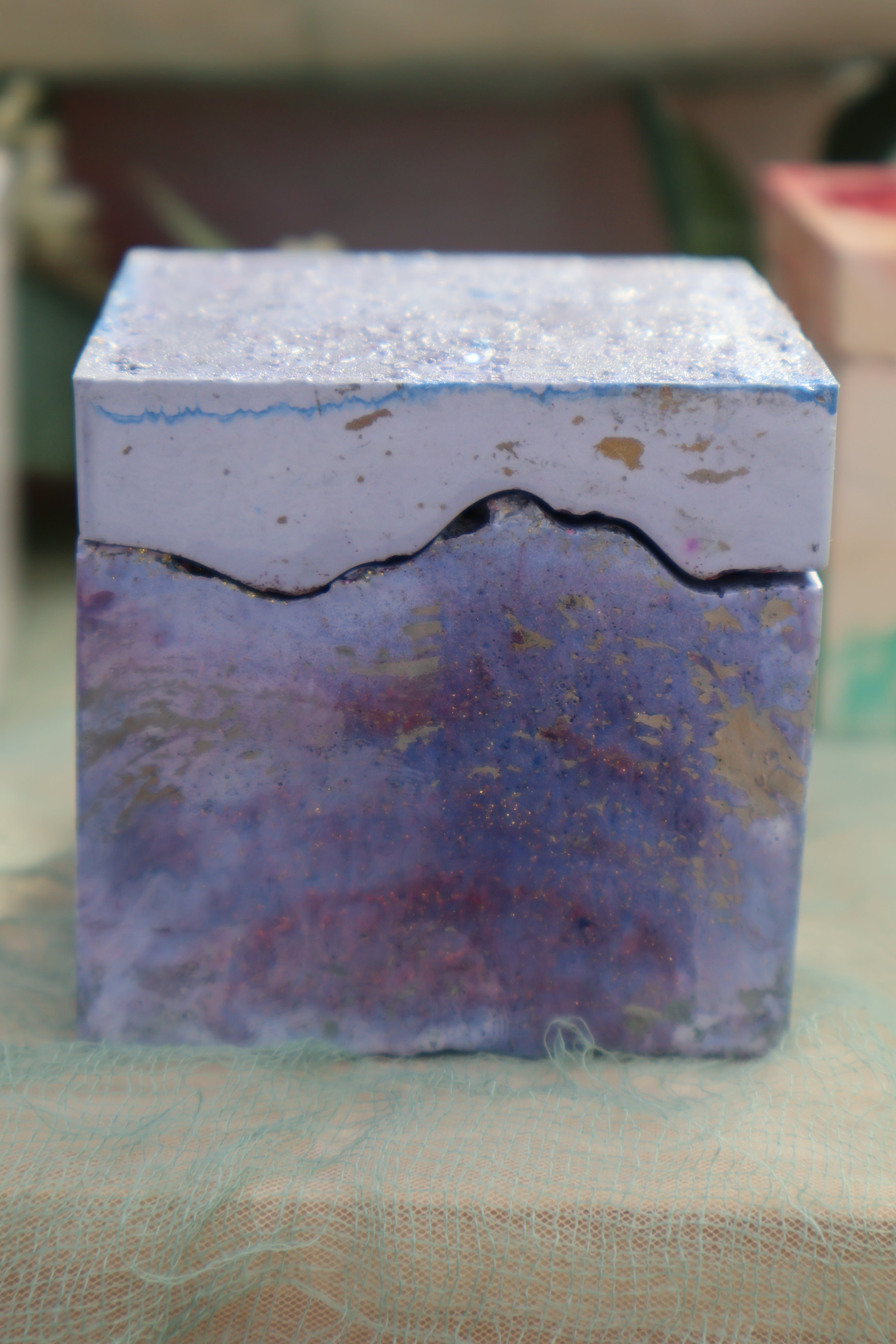 Puzzle Box Candles | 3 oz Hand-Poured Scented Candle | Cement Vessel | Stella Ray Miscellaneous