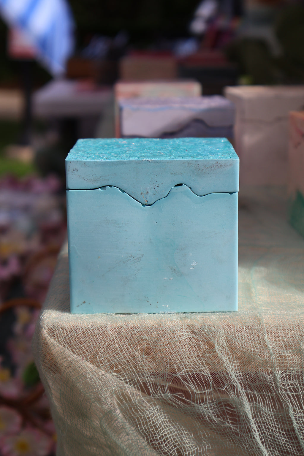 Puzzle Box Candles | 3 oz Hand-Poured Scented Candle | Cement Vessel | Stella Ray Miscellaneous