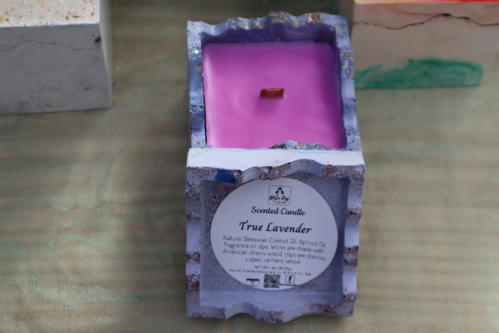 Puzzle Box Candles | 3 oz Hand-Poured Scented Candle | Cement Vessel | Stella Ray Miscellaneous
