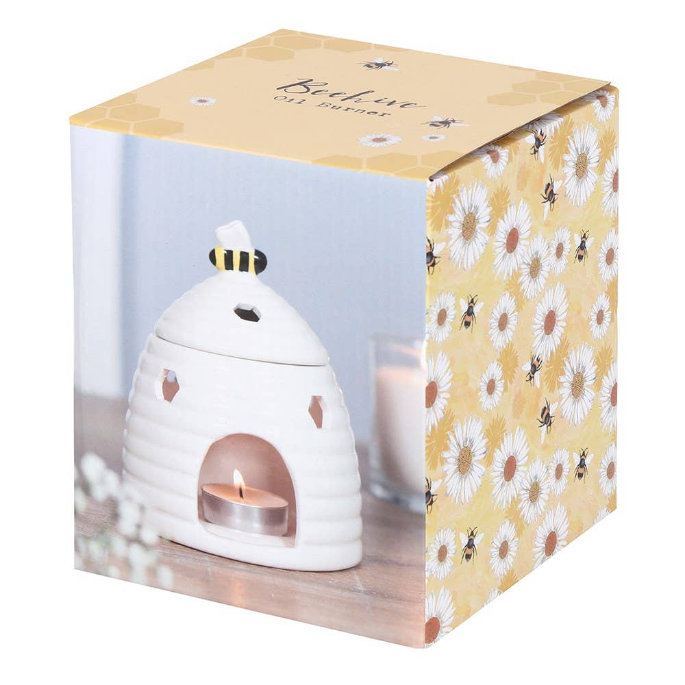 White Beehive Tealight Wax Warmer