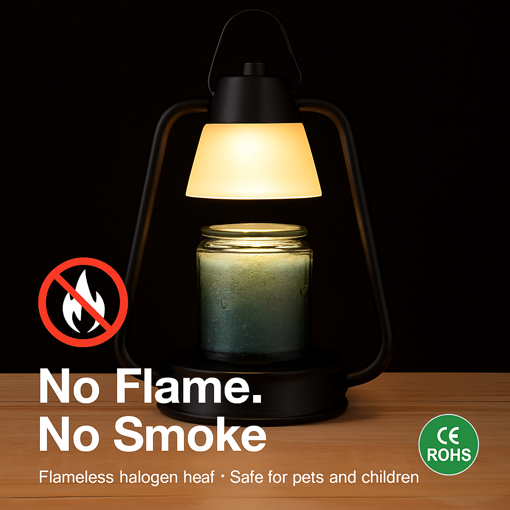 Wax Melt Warmer Lamp Dimmable with Hanging Hook